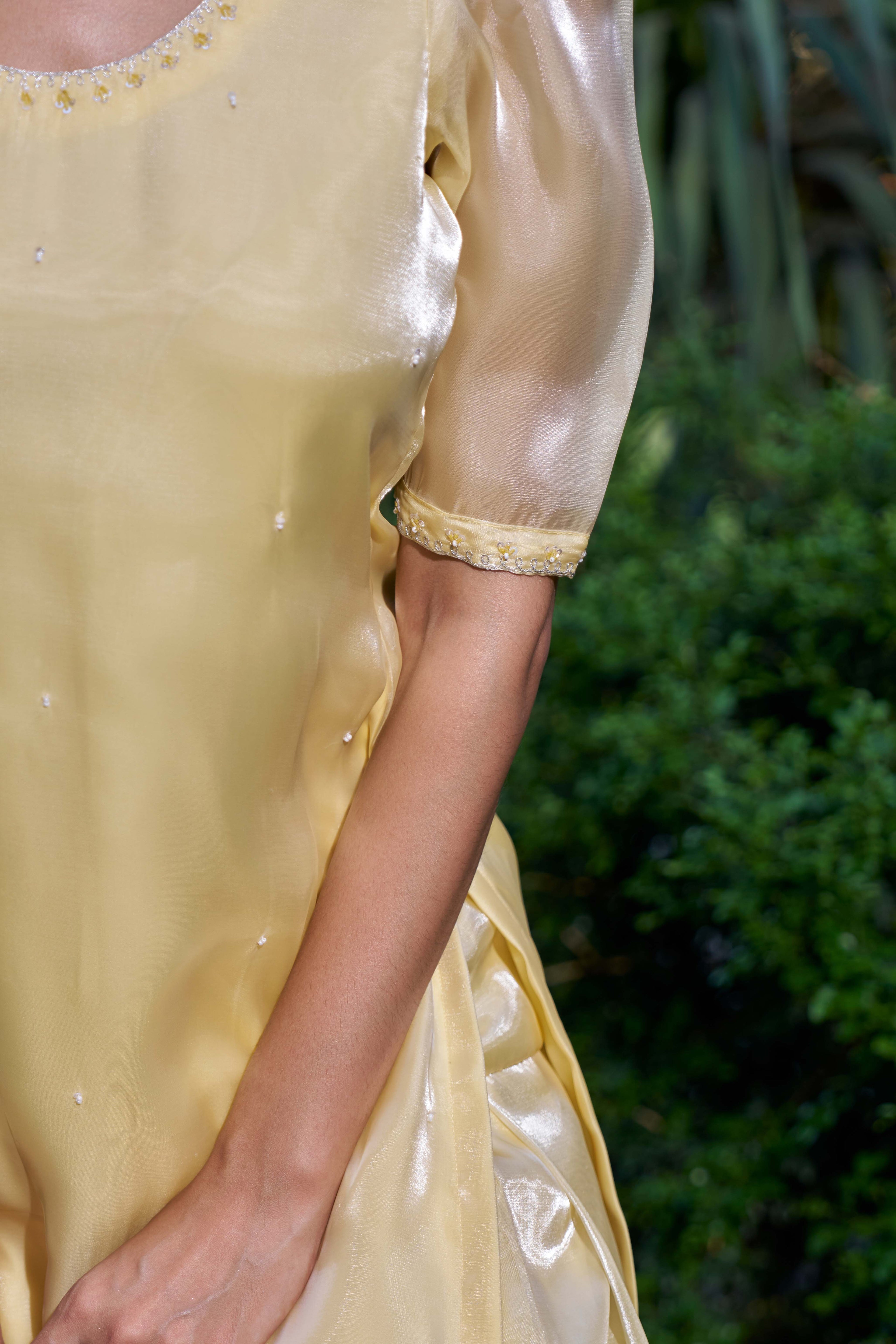 Ruhi Suit Yellow