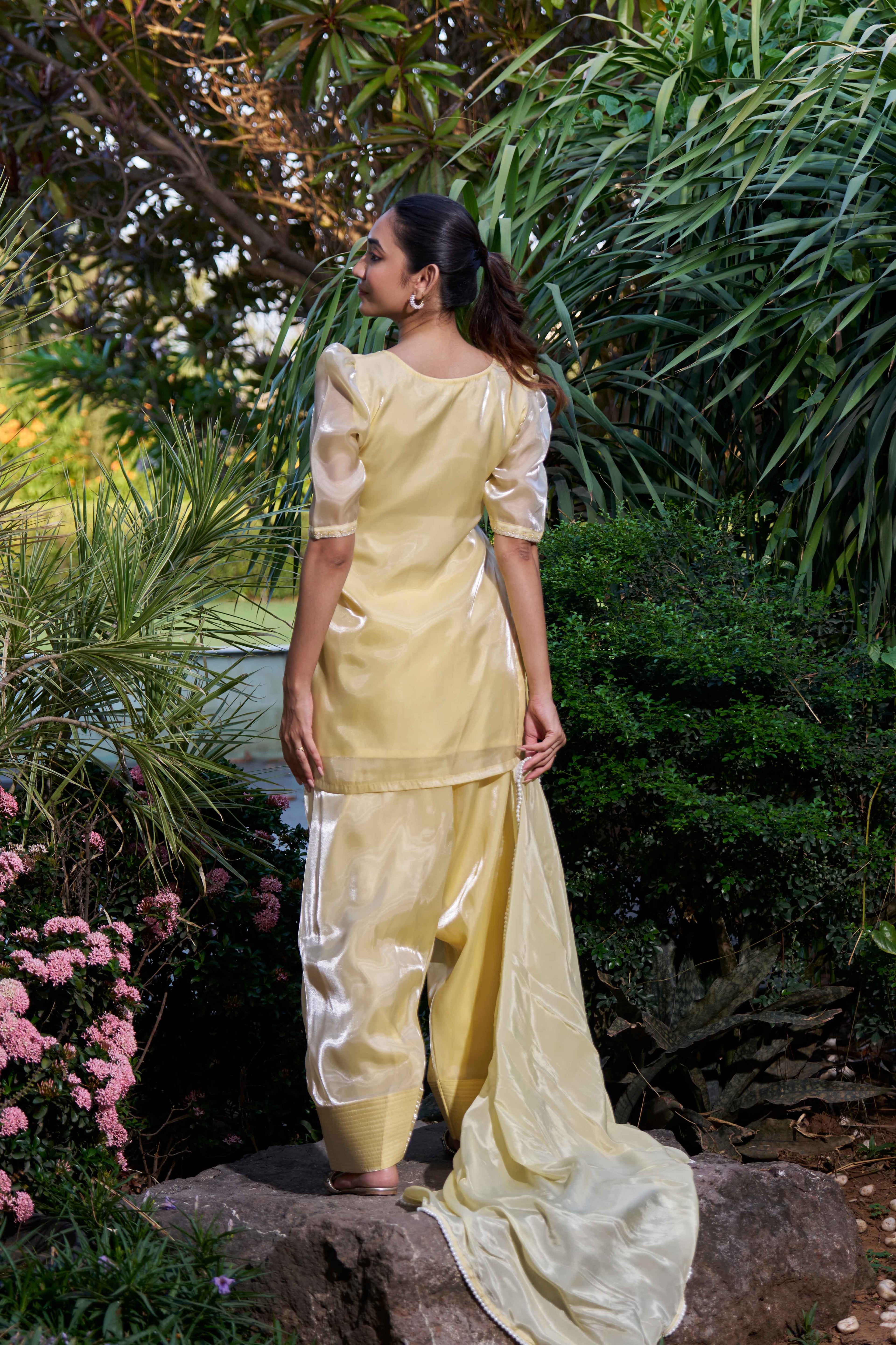 Ruhi Suit Yellow