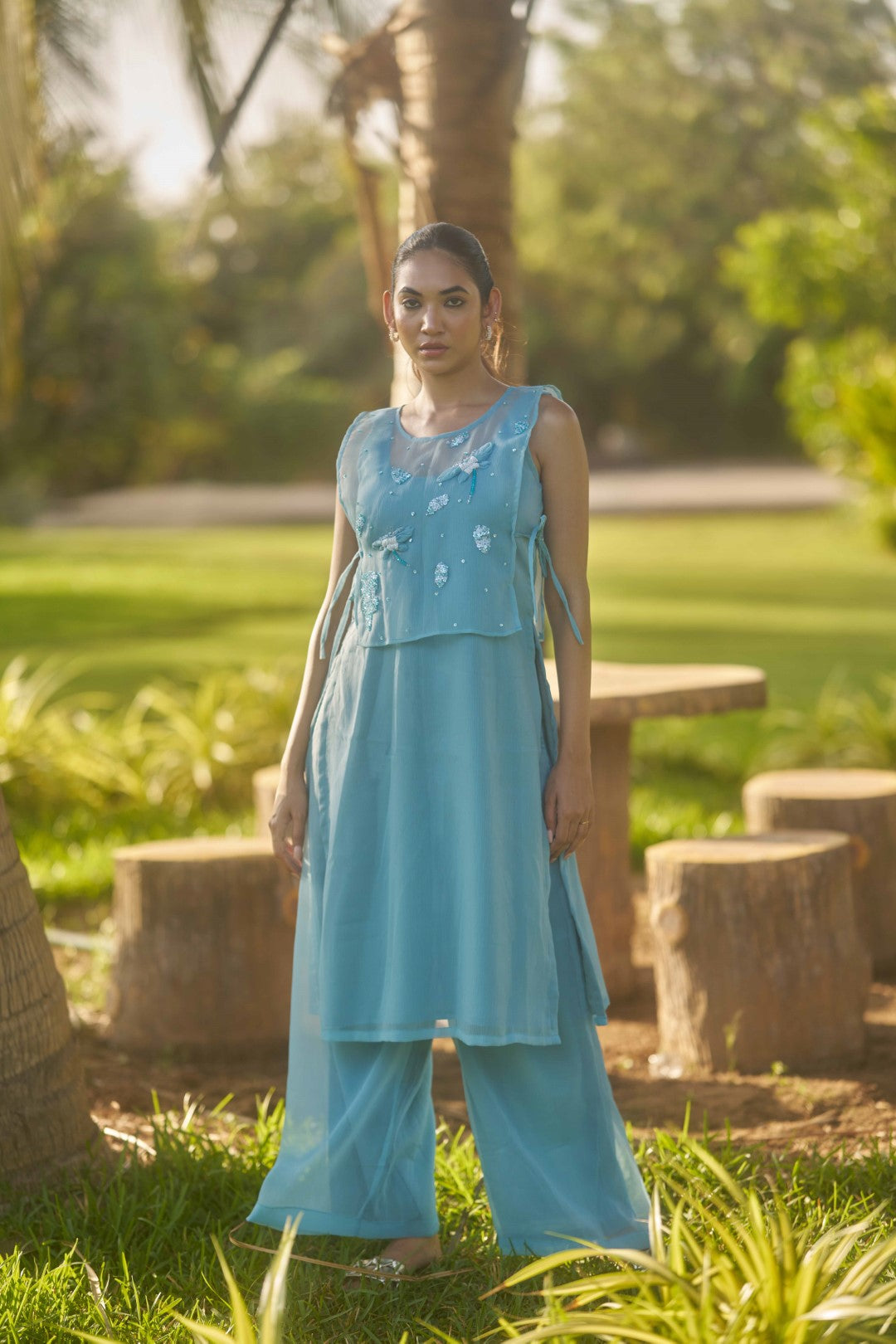 Mrunal Suit Blue