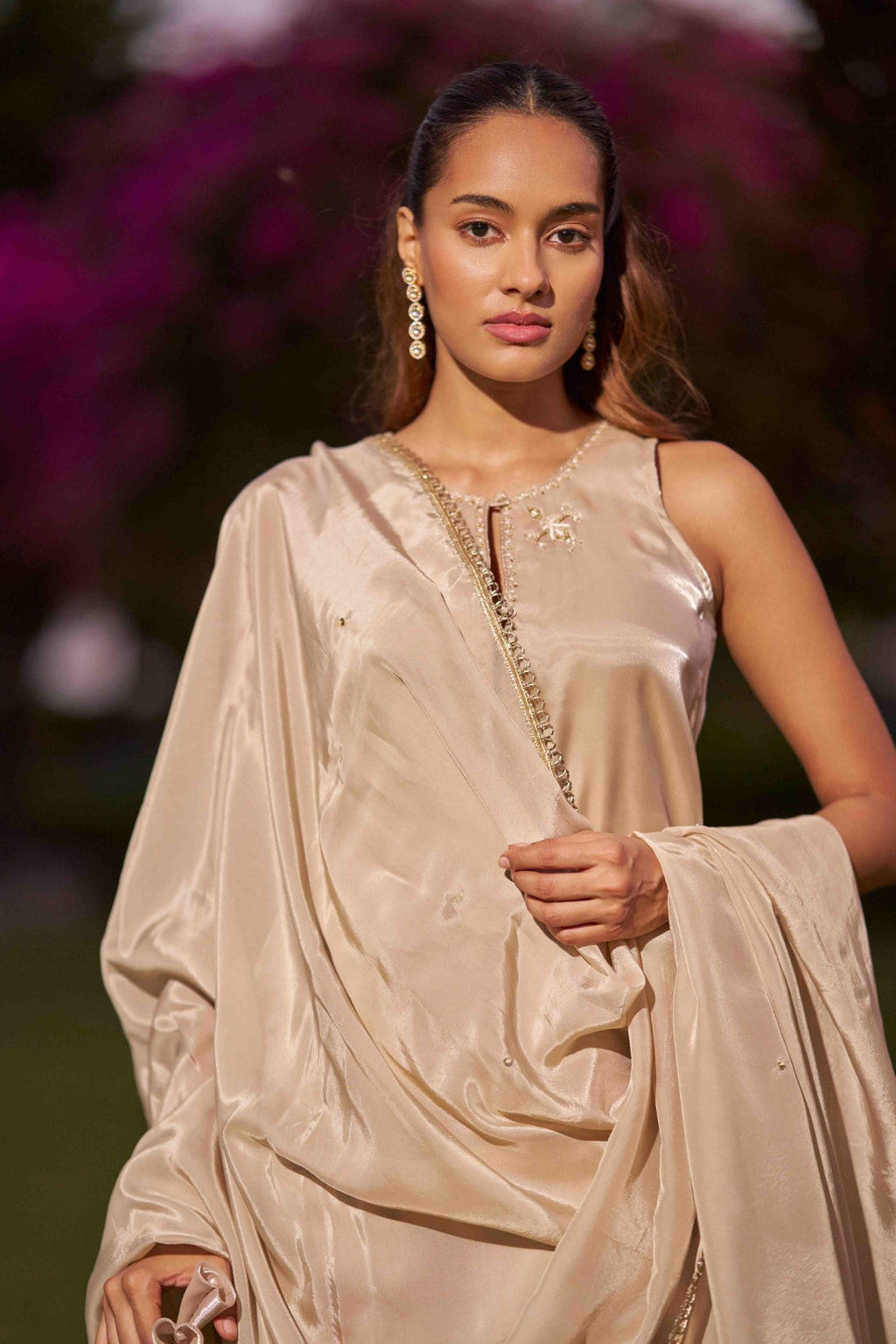 Mehal suit Beige