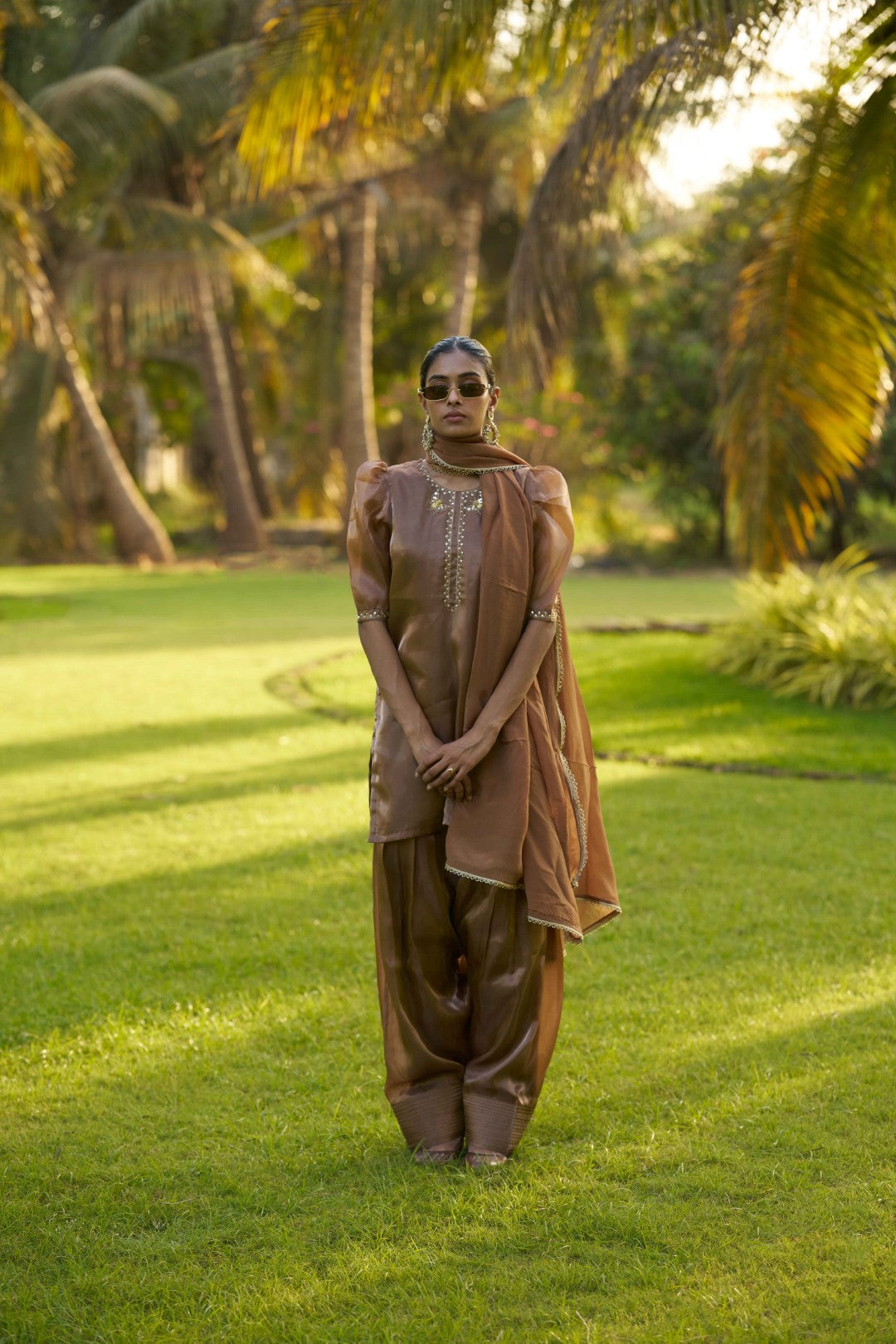 Dhri suit Brown