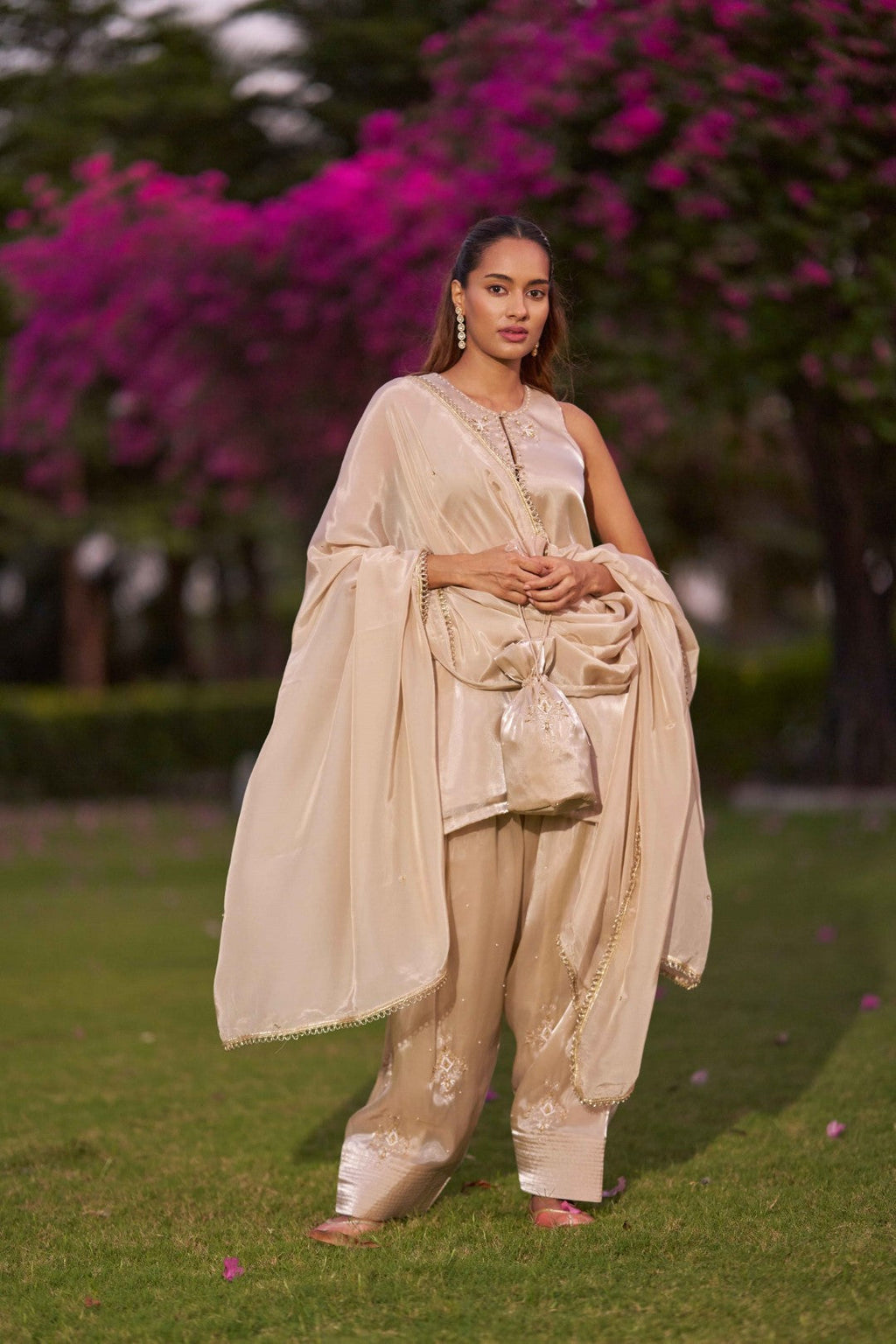 Mehal suit Beige