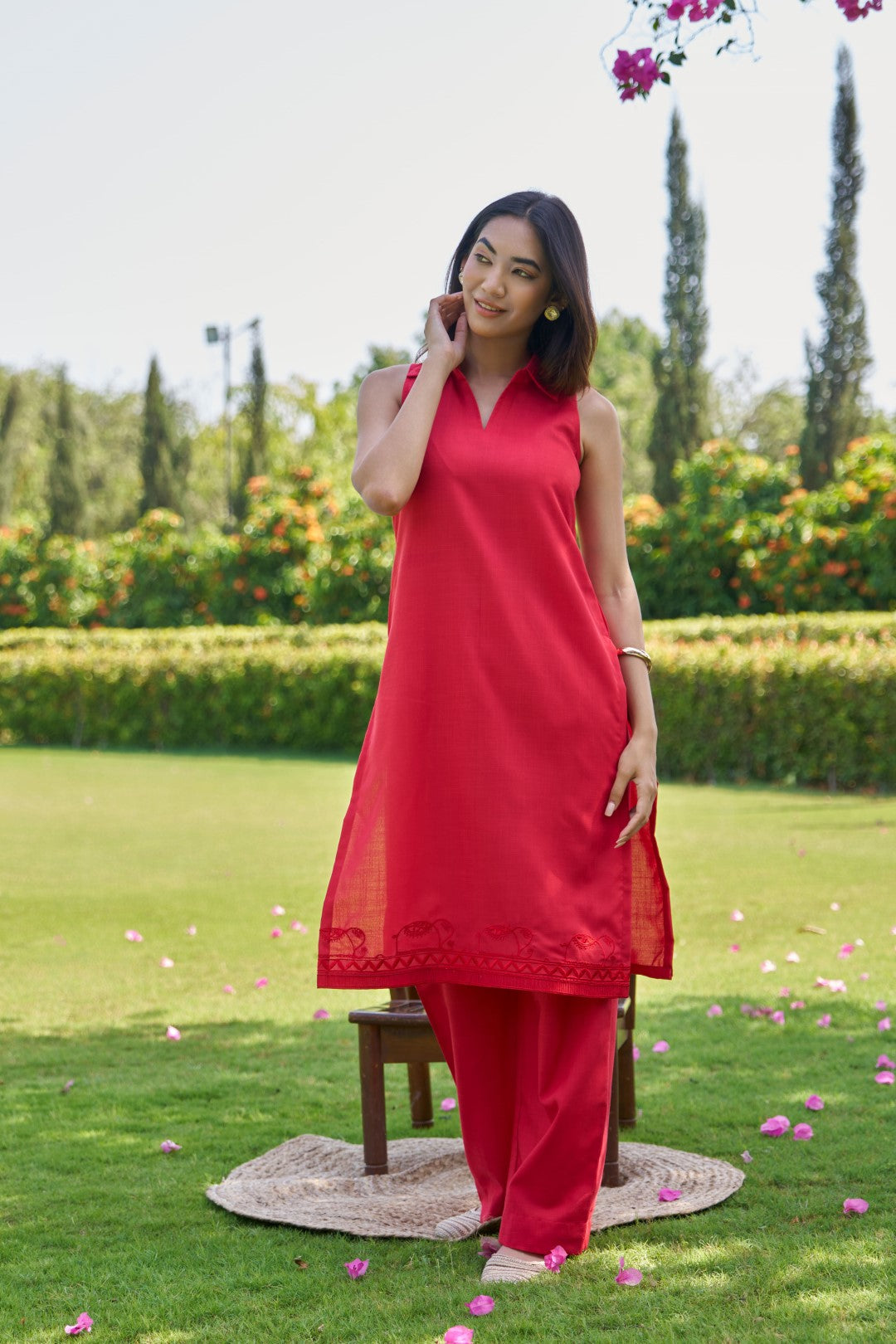 Oriah suit Red