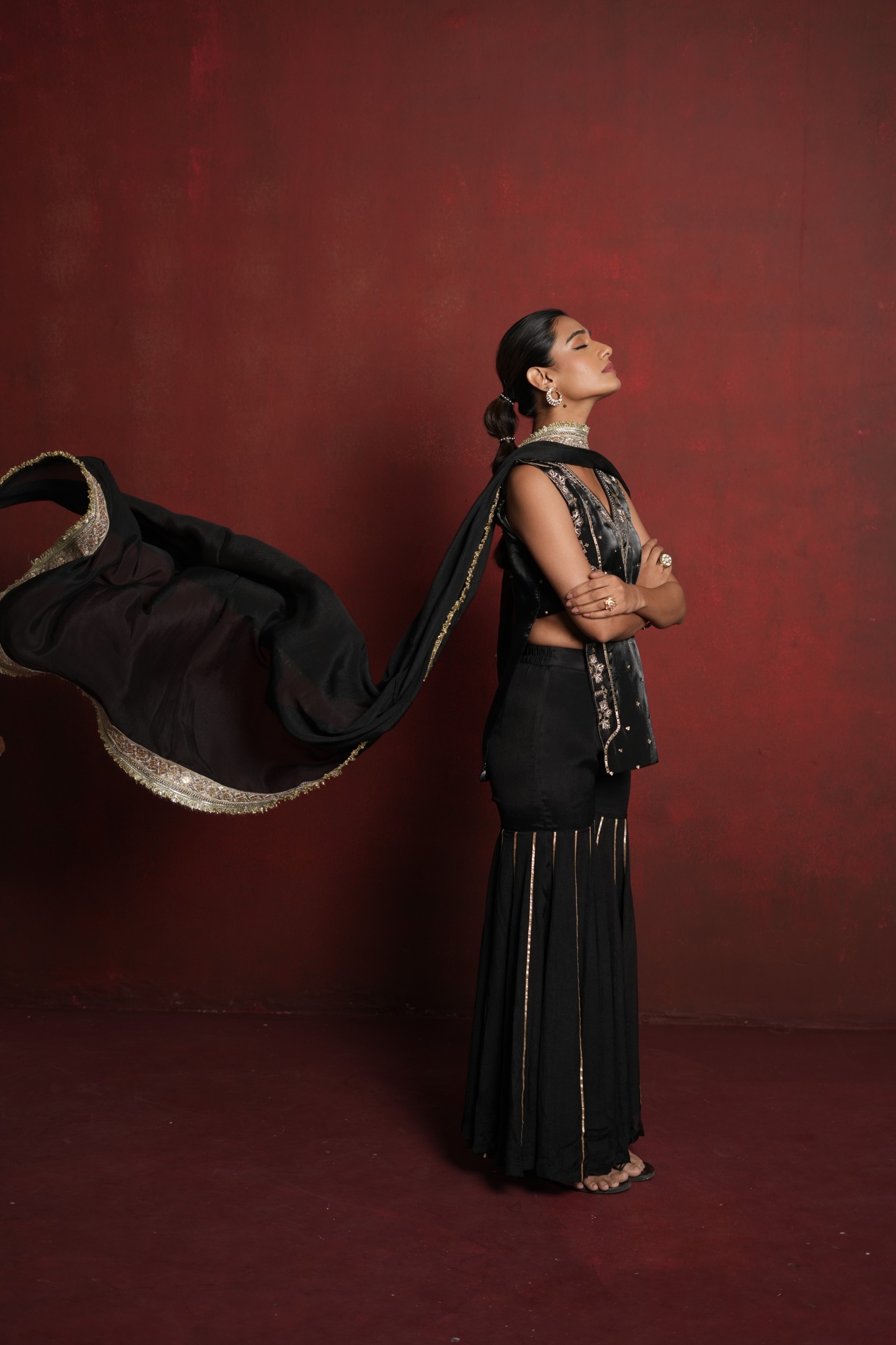 Trisha suit Black